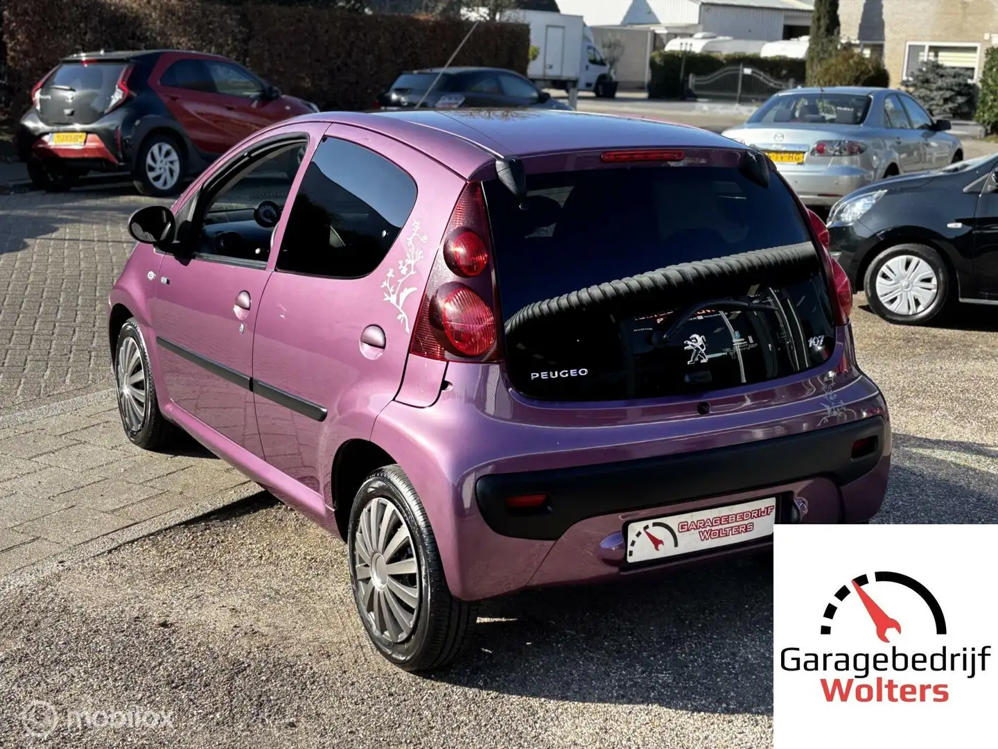 Peugeot 107 1.0 Envy Airco metaal kleur nieuwstaat 5drs Mauve - 2