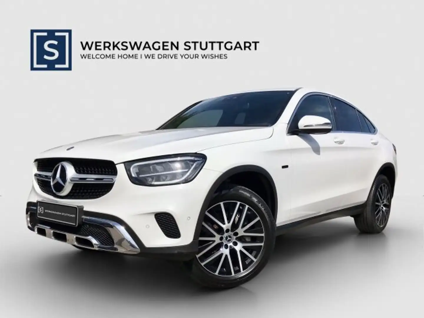 Mercedes-Benz GLC 300 GLC 300 de 4M Coupé Dist LED Kam Totw EHeck MBUX Bianco - 1