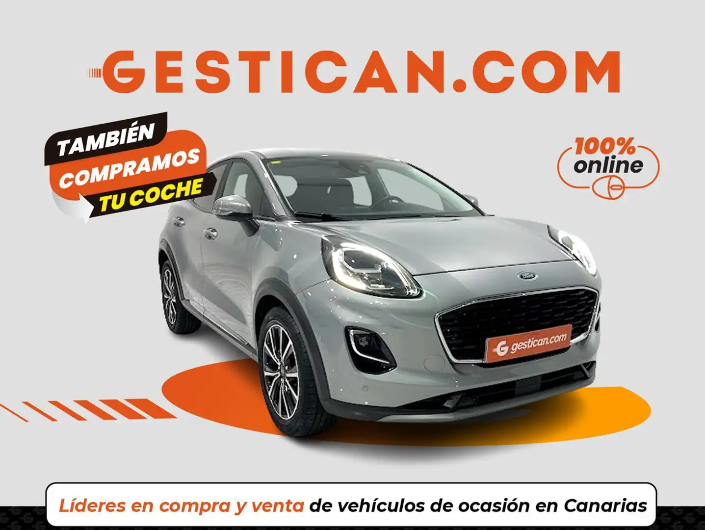 Ford Puma 1.0 EcoBoost MHEV Titanium 125 Plateado - 1