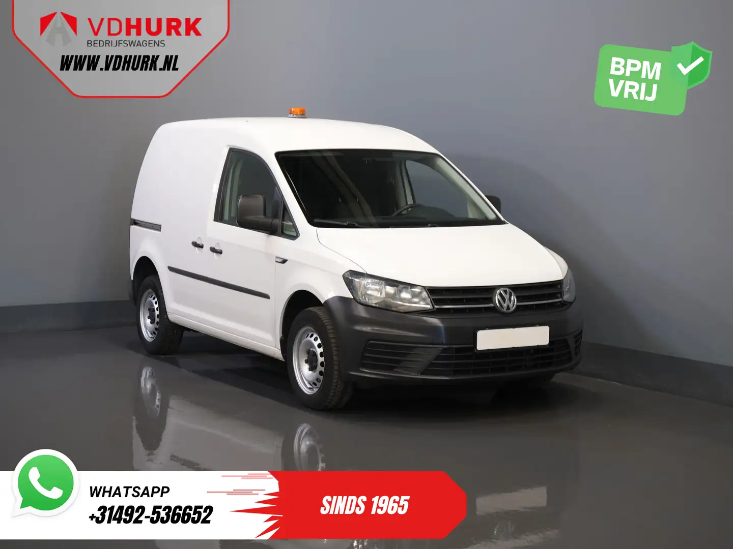 Volkswagen Caddy 1.4 TGI 110 pk DSG Aut. BPM VRIJ! Benzine/LPG/ Nav Blanco - 1