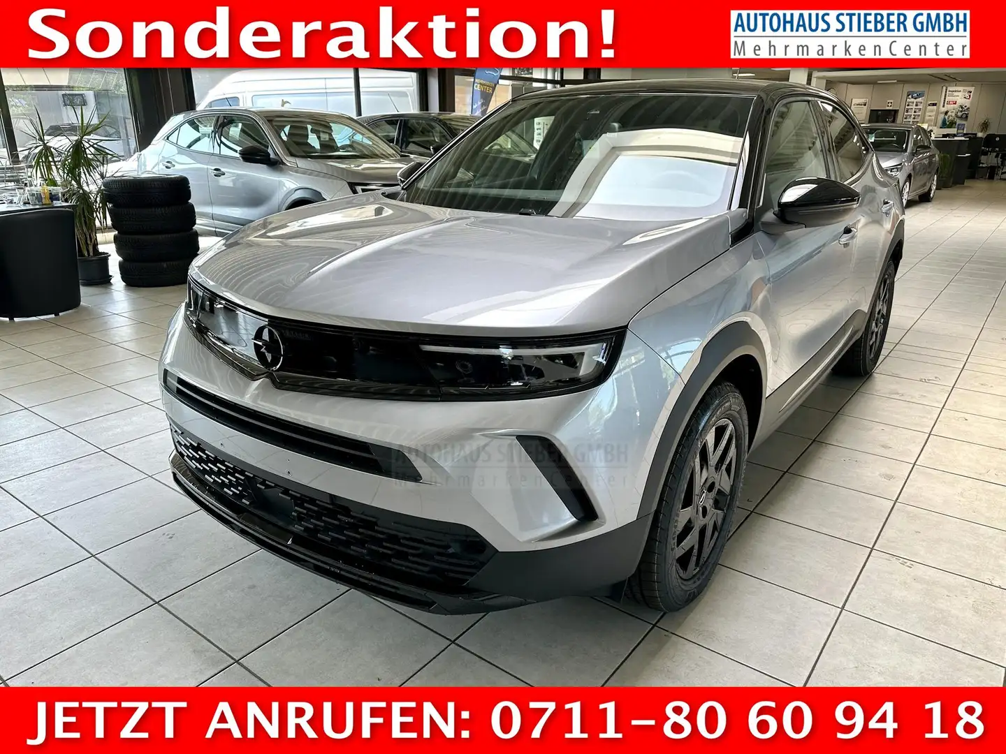 Opel Mokka GS SHZ+LHZ+EPH HI+RFK 1.2 Turbo Grau - 1