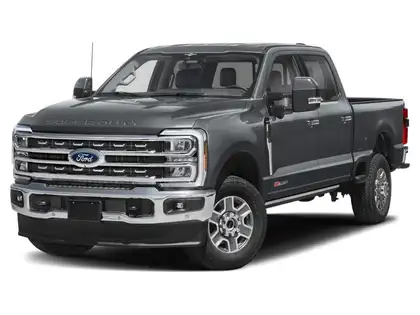 Gray 2026 Ford F-250 Super Duty Lariat Crew Cab LB 4WD Pickup Truck Four-Wheel Drive Automatic