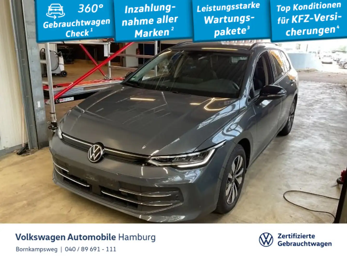 Volkswagen Golf Variant Golf VIII Variant 1.5 eTSI Goal DSG Rückfkamera Grau - 1