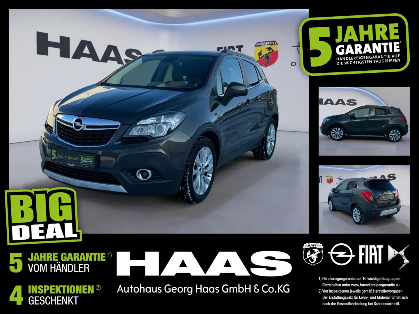 Opel Mokka 1.4 Turbo ecoFlex Klimaanlage Bluetooth Grijs - 1