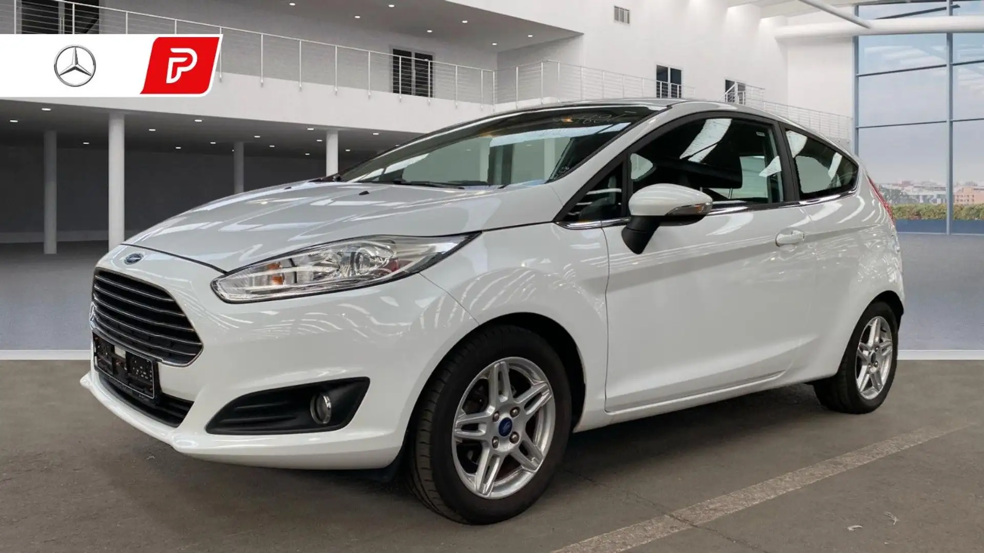 Ford Fiesta Titanium Sitzhz Alus Klimaauto 8-fach Blanc - 1