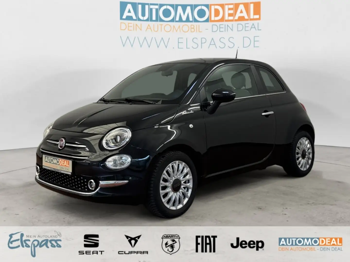 Fiat 500 Dolcevita Mild Hybrid ALLWETTER PANODACH TEMPOMAT Nero - 1