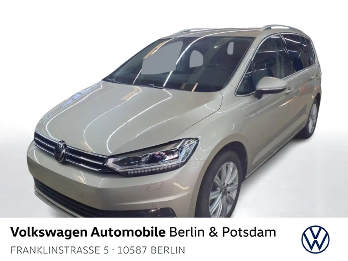 Volkswagen Touran 2.0 TDI Highline 7-Sitzer AHK Cam 1,99 % Silber - 1