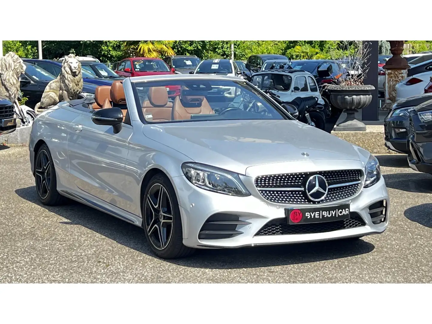 Mercedes-Benz C 220 Cabriolet C 220 d - BVA 9G-Tronic -  AMG Line - GA Gris - 2