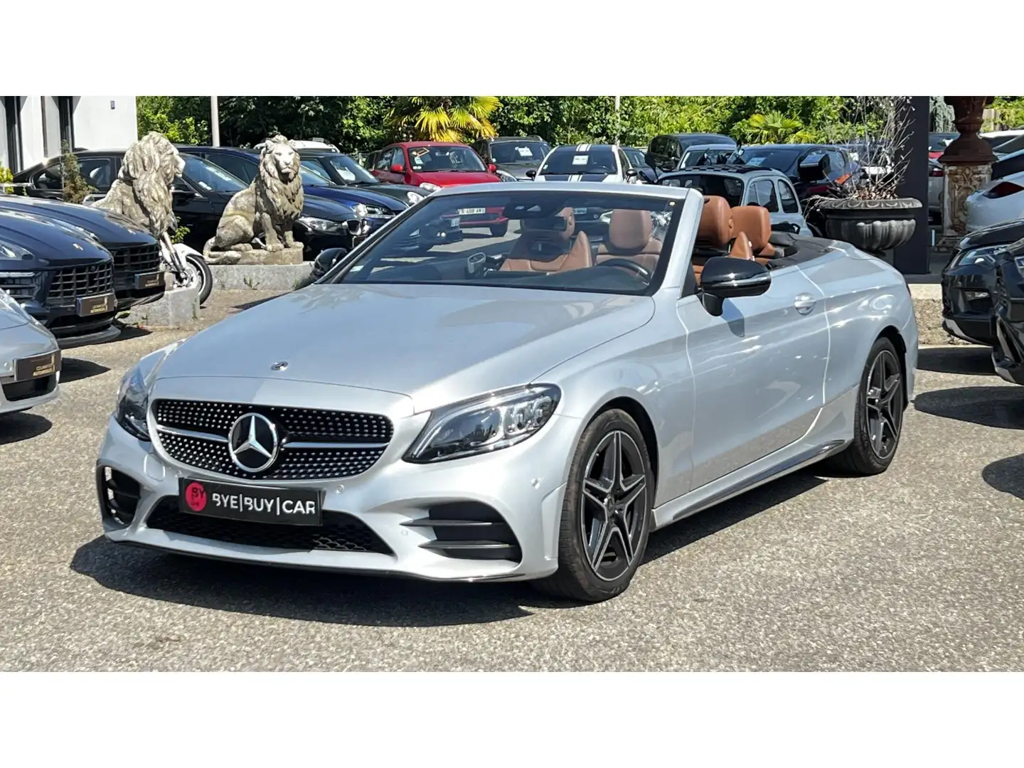 Mercedes-Benz C 220 Cabriolet C 220 d - BVA 9G-Tronic -  AMG Line - GA Gris - 1