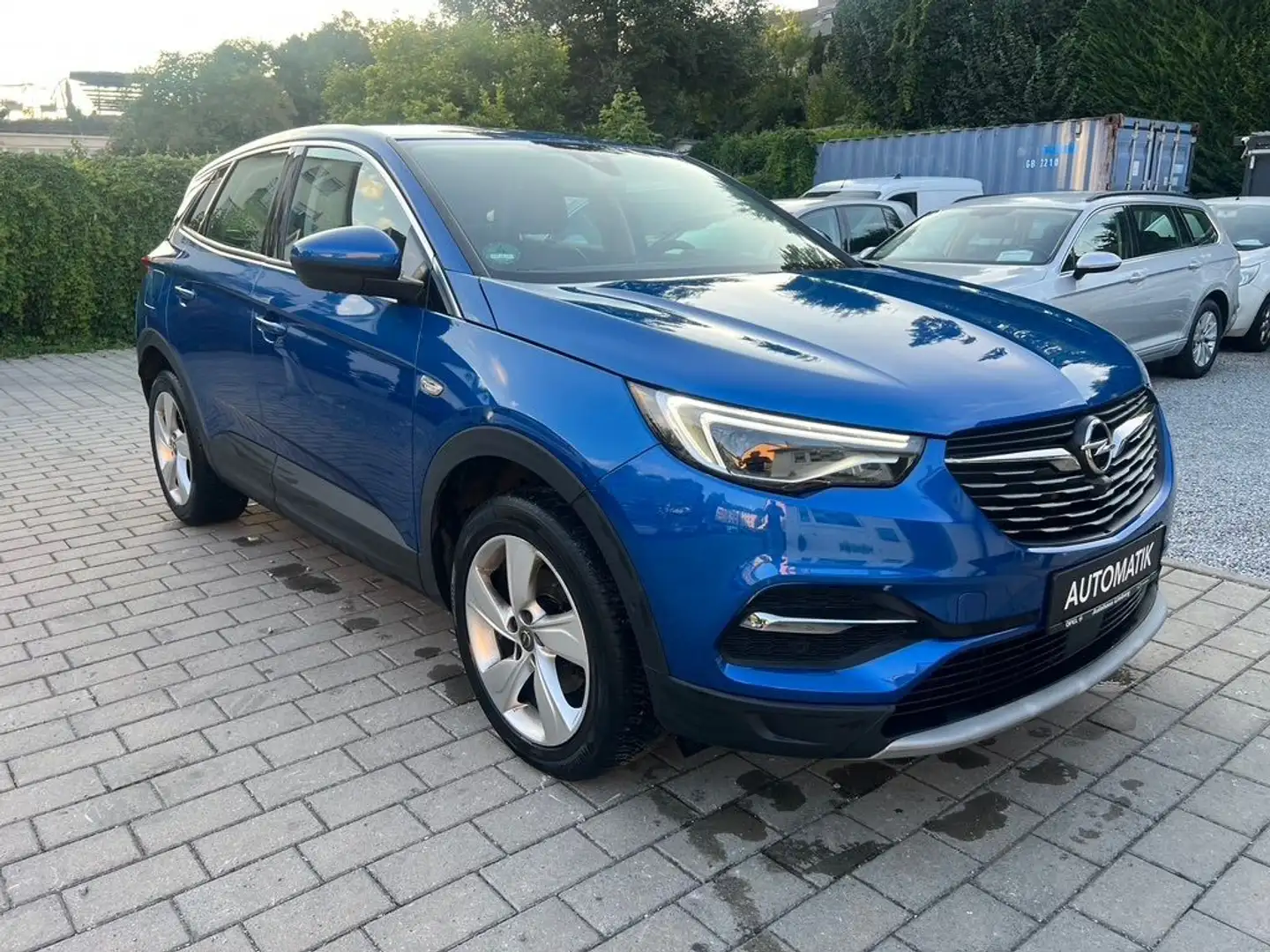 Opel Grandland X Innovation NAVI KAM SHZ PDC T.LEDER Blauw - 1