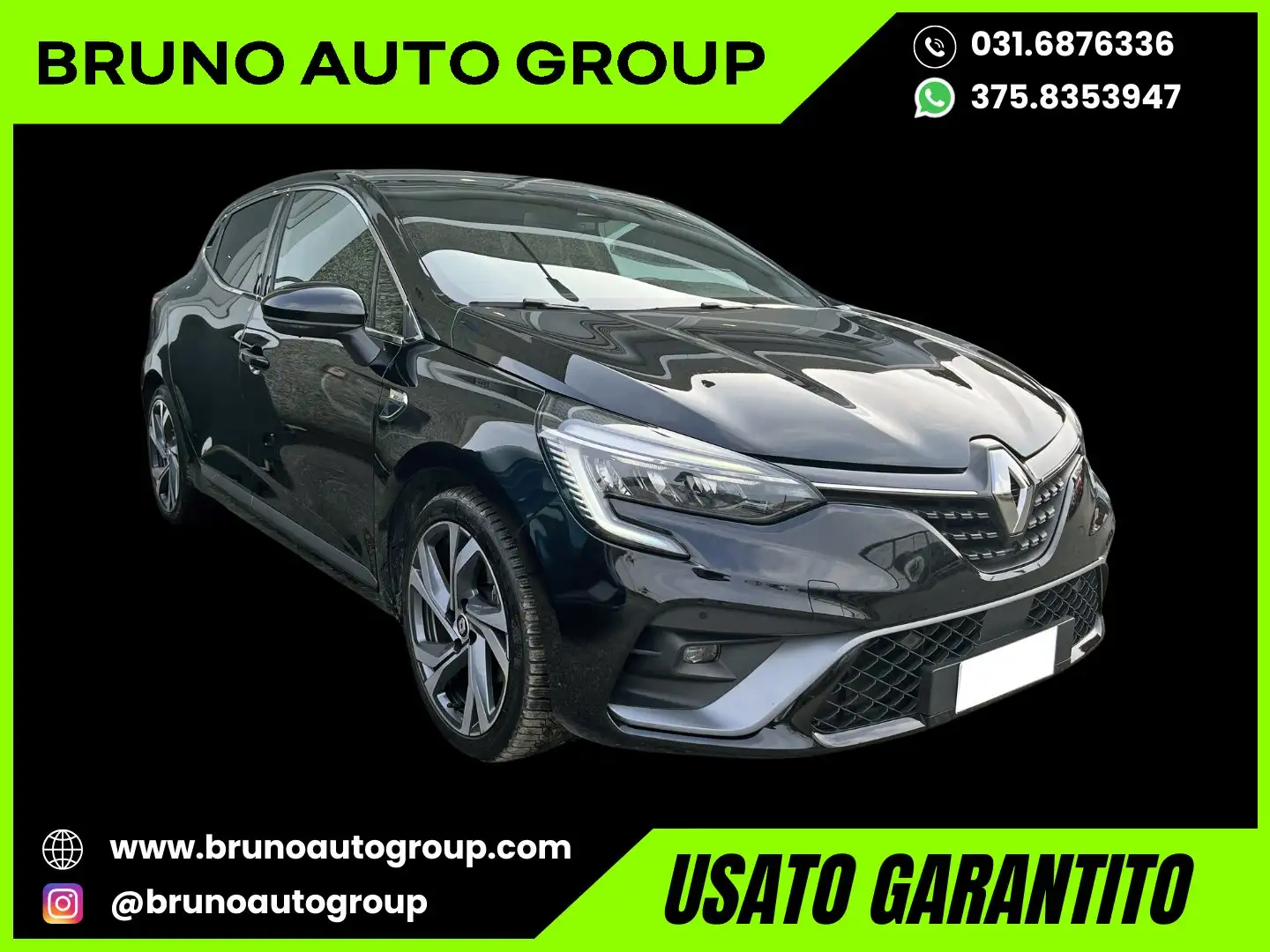 Renault Clio 1.6 E-Tech hybrid R.S. Line 140cv auto Siyah - 1