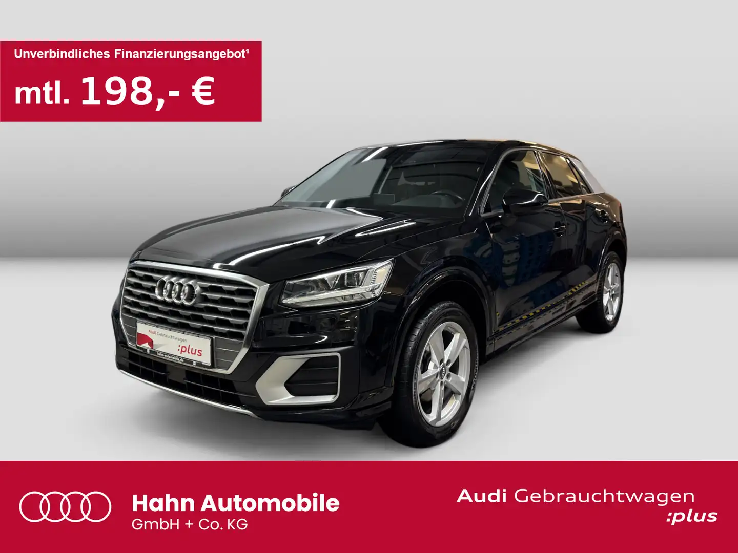 Audi Q2 30 TFSI AHK Pano Navi LED Sitzh PDC Tempo DAB Zwart - 1