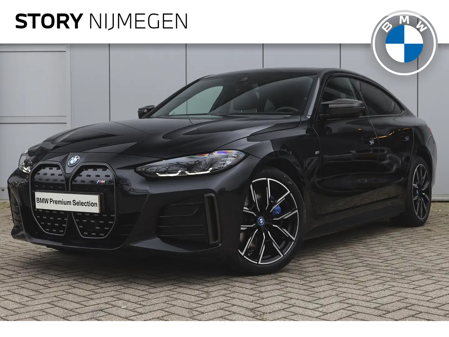 BMW i4 M50 High Executive 84 kWh / Trekhaak / Active Crui Zwart - 1