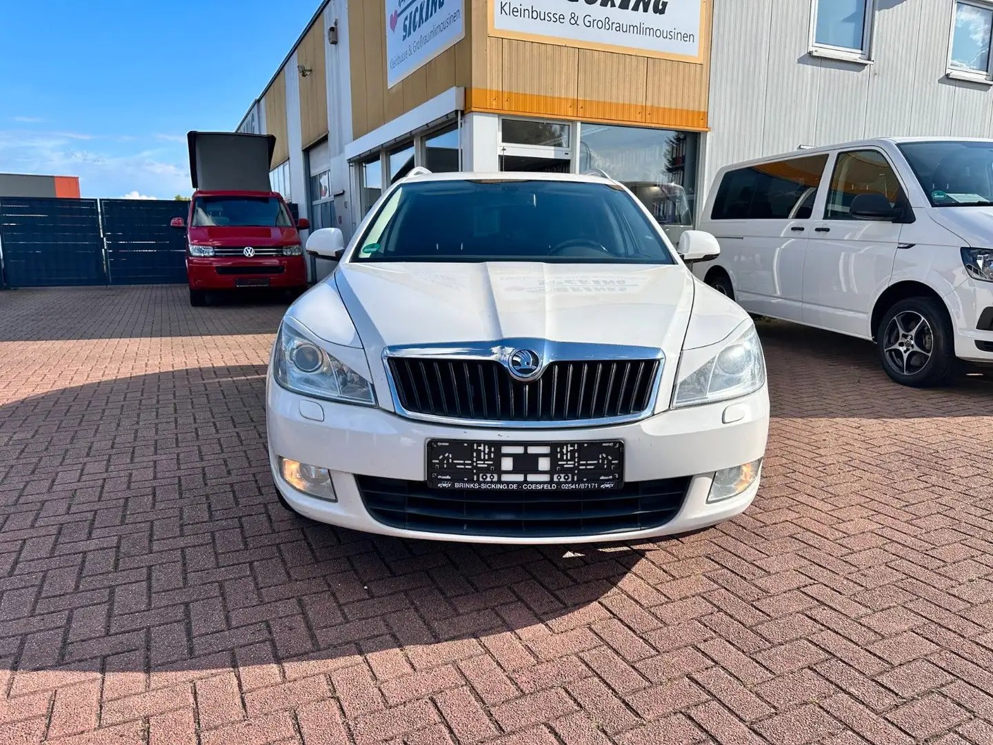 Skoda Octavia Combi 1.8 TSI Ambiente/ATM 115TKM/PANO Blanc - 2