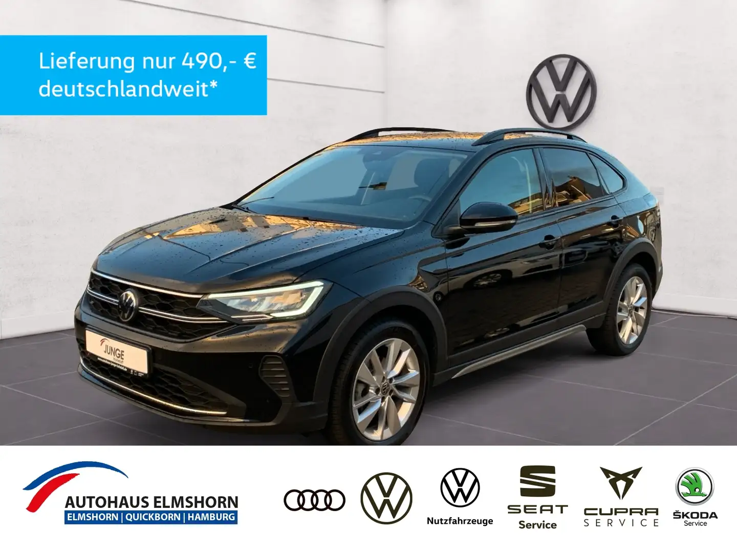 Volkswagen Taigo Move 1.0 TSI DSG AHK NAV KAM ACC GJ-REIF LED PDC Schwarz - 1