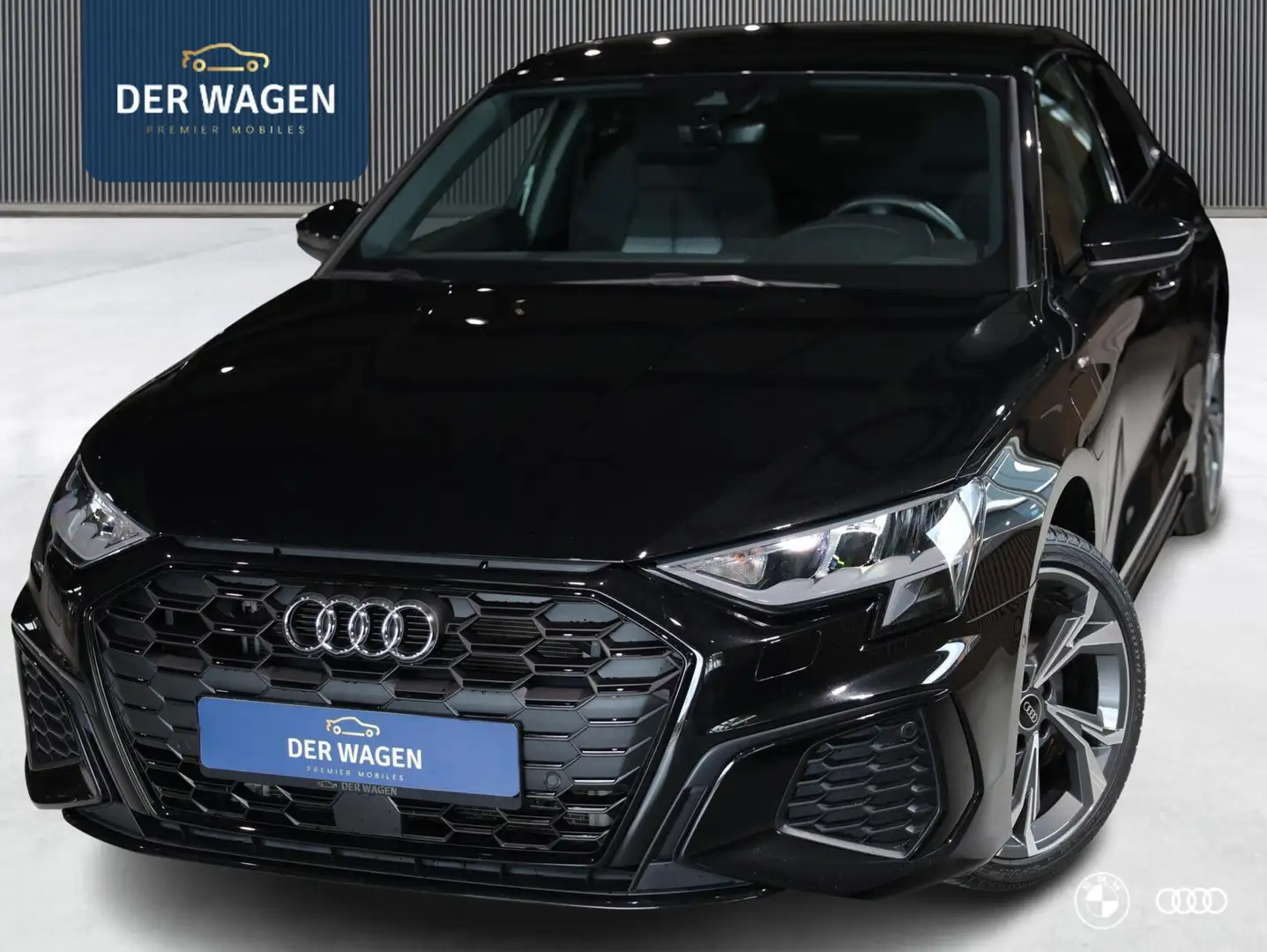 Audi A3 45 TFSIe S LINE BLACK ED. / ACC / CARPLAY / STOELV Noir - 1