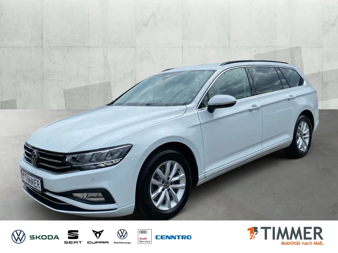 Volkswagen Passat Variant 2.0 TDI DSG BUSINESS *LED *DIGITAL *RKAM *ACC *AP Weiß - 1