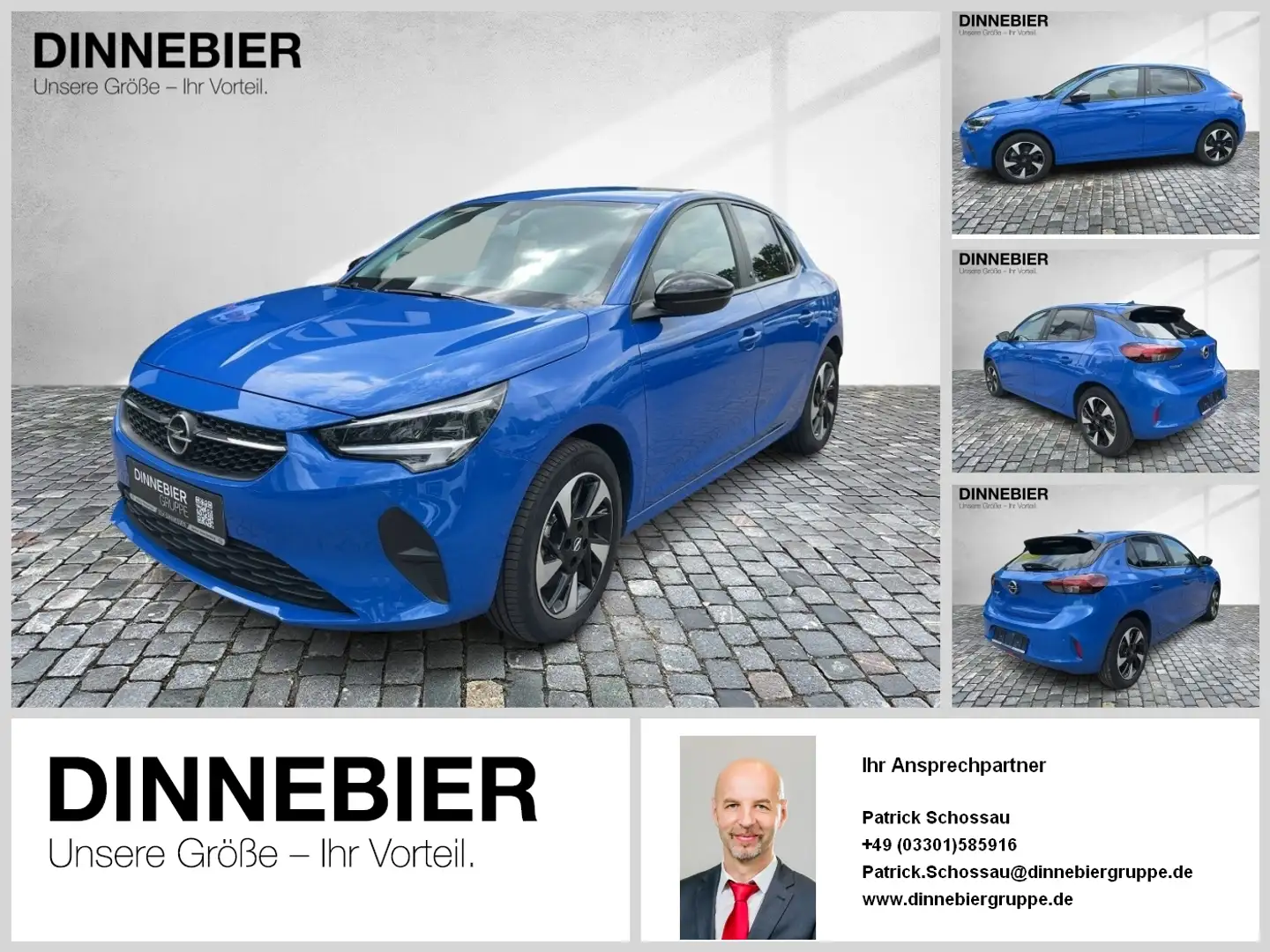 Opel Corsa-e Edition*RFK*SHZ*Navi*11kW-OBC* Blau - 1