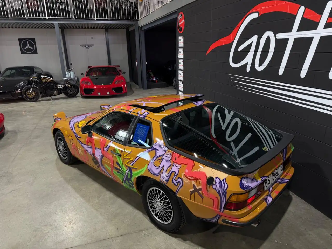 Porsche 924 DIPINTA A MANO DA STEFANO ADAMO, foto 5