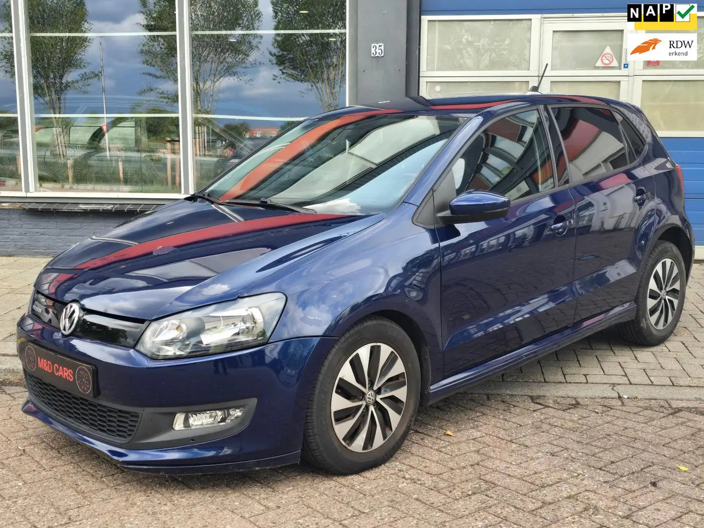Volkswagen Polo 1.2 TDI BlueMotion Comfortline AIRCO/NAP/NWE APK/P Azul - 1