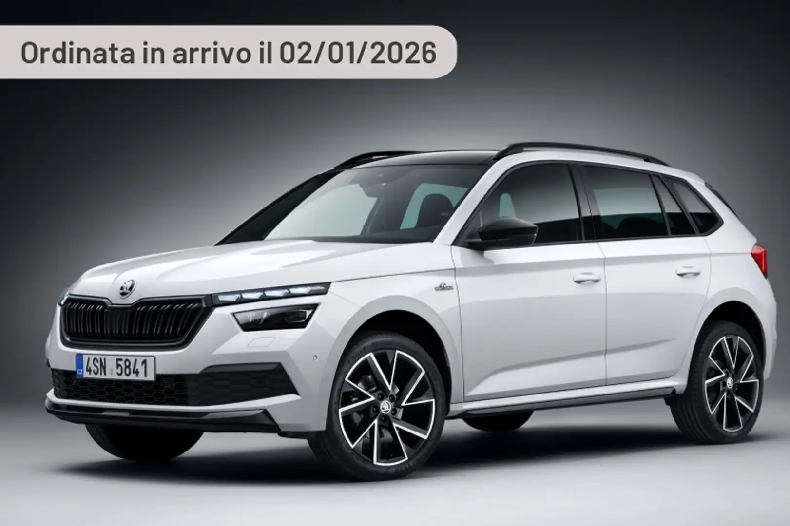 Skoda Kamiq 1.0 TSI 115 CV DSG Black Dots Argento - 2