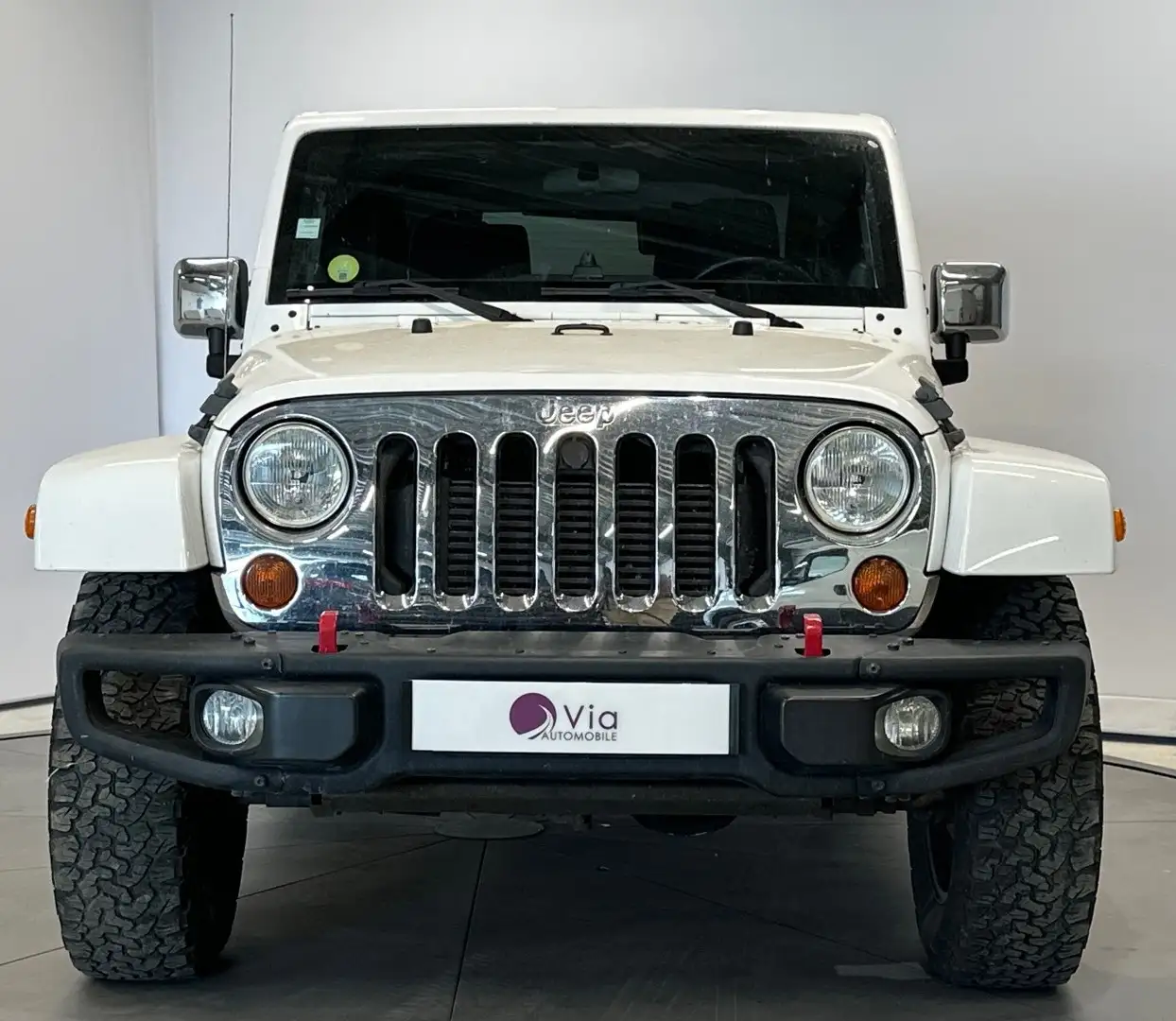 Jeep Wrangler 2.8 CRD 200 SAHARA ATTELAGE Blanc - 2