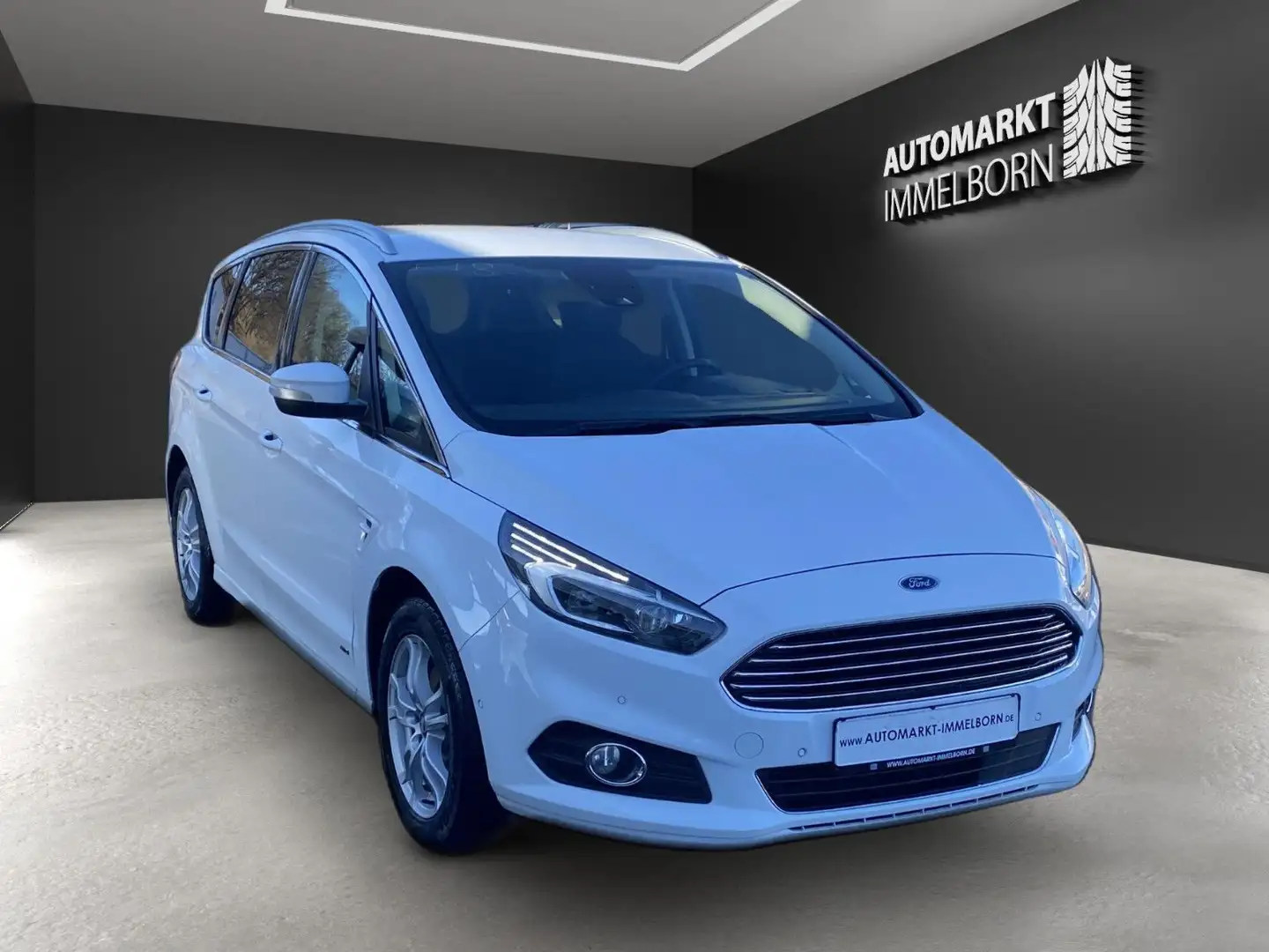 Ford S-Max S-MAX Titanium ALLRAD STHZG*AHK*ACC*DAB*Memory Weiß - 2