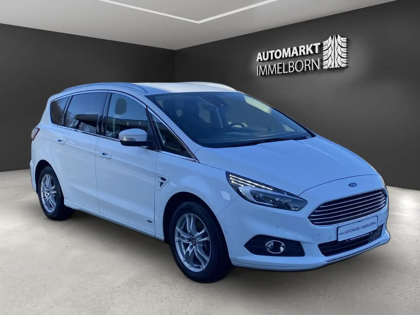 Ford S-Max S-MAX Titanium ALLRAD STHZG*AHK*ACC*DAB*Memory Weiß - 1