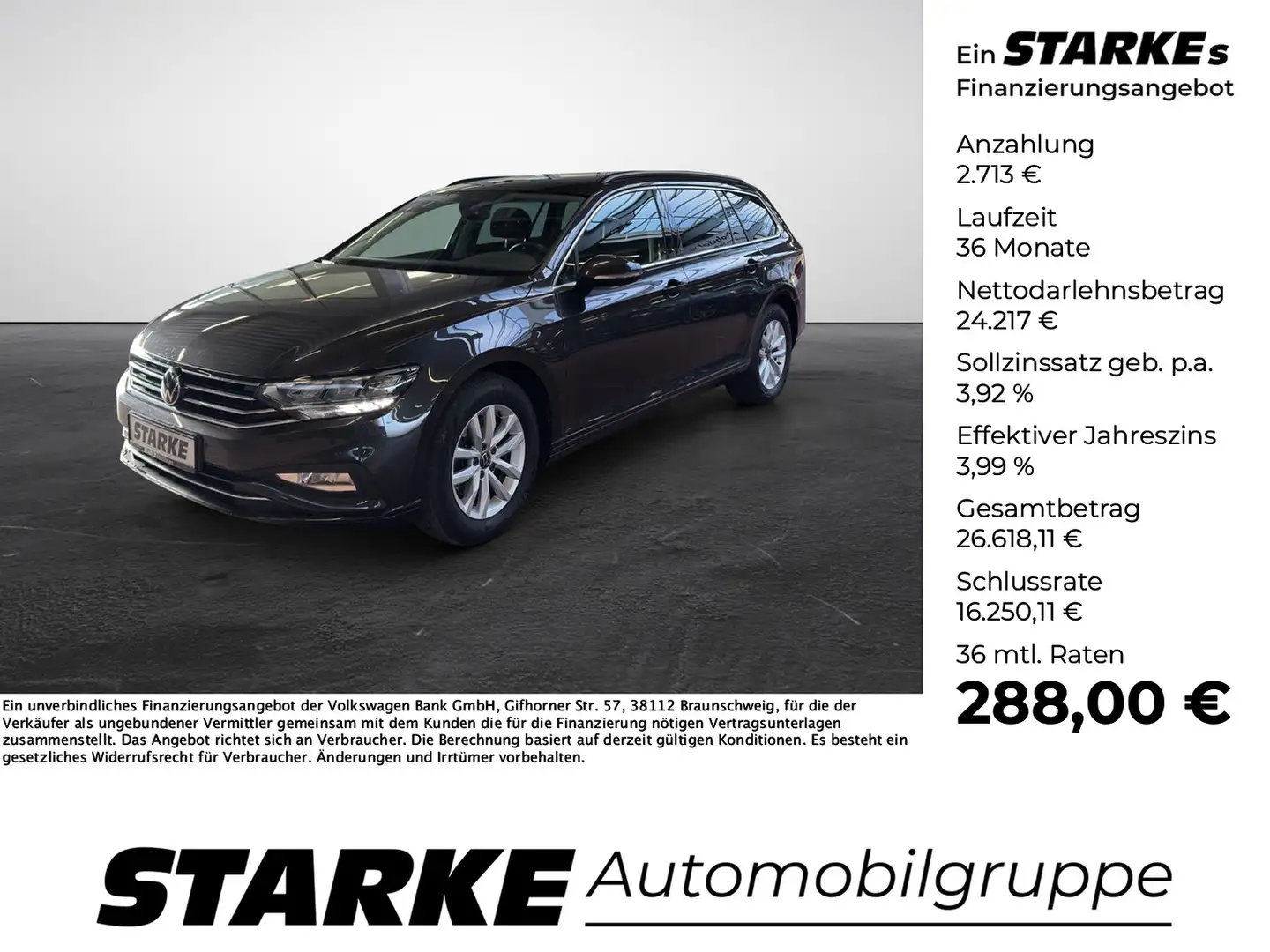 Volkswagen Passat Variant 1.5 TSI DSG Business Pano AHK RFK el.Heckkl. Gris - 1