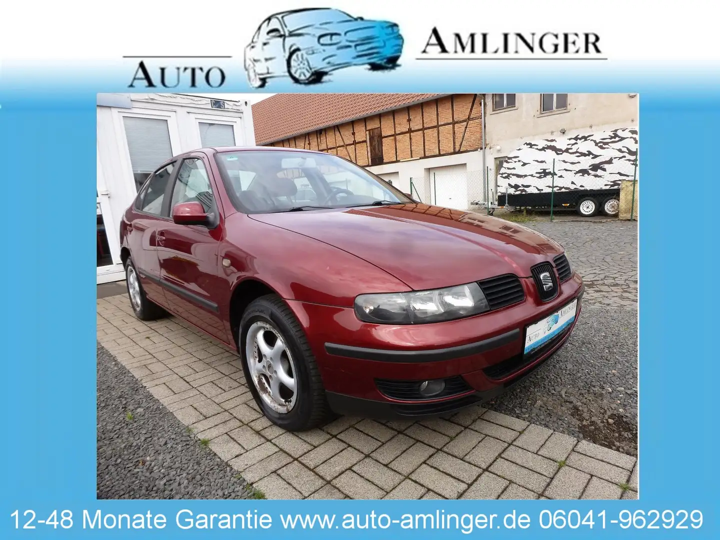 SEAT Toledo Signo 2.Hand Scheckheft 12Mo.Garantie TOP Rot - 1
