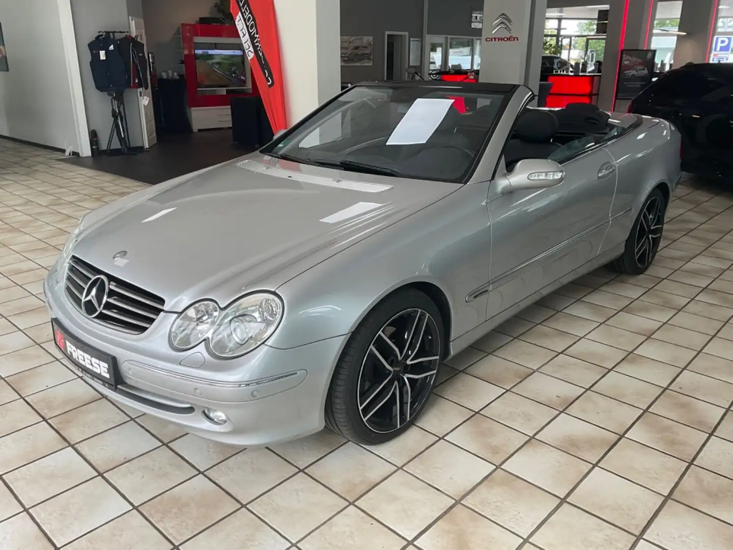Mercedes-Benz CLK 200 Cabrio Kompressor,Aut.,original 99.000km Срібний - 1