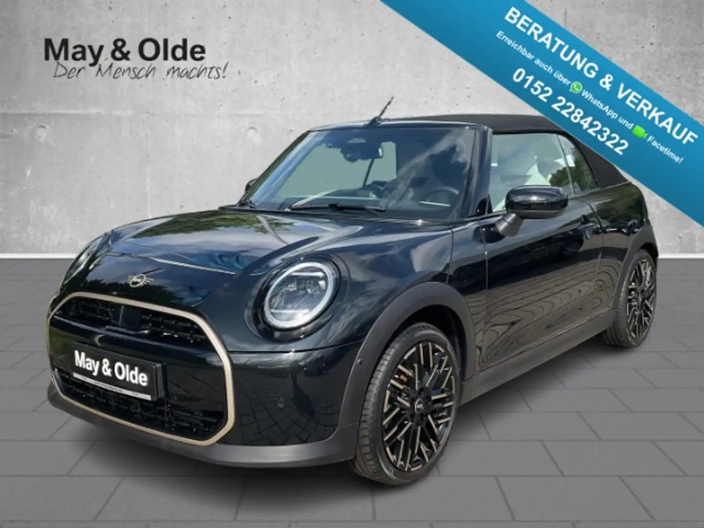 MINI Cabrio Favoured Trim HUD Navi LED DAB Klimaaut Schwarz - 1