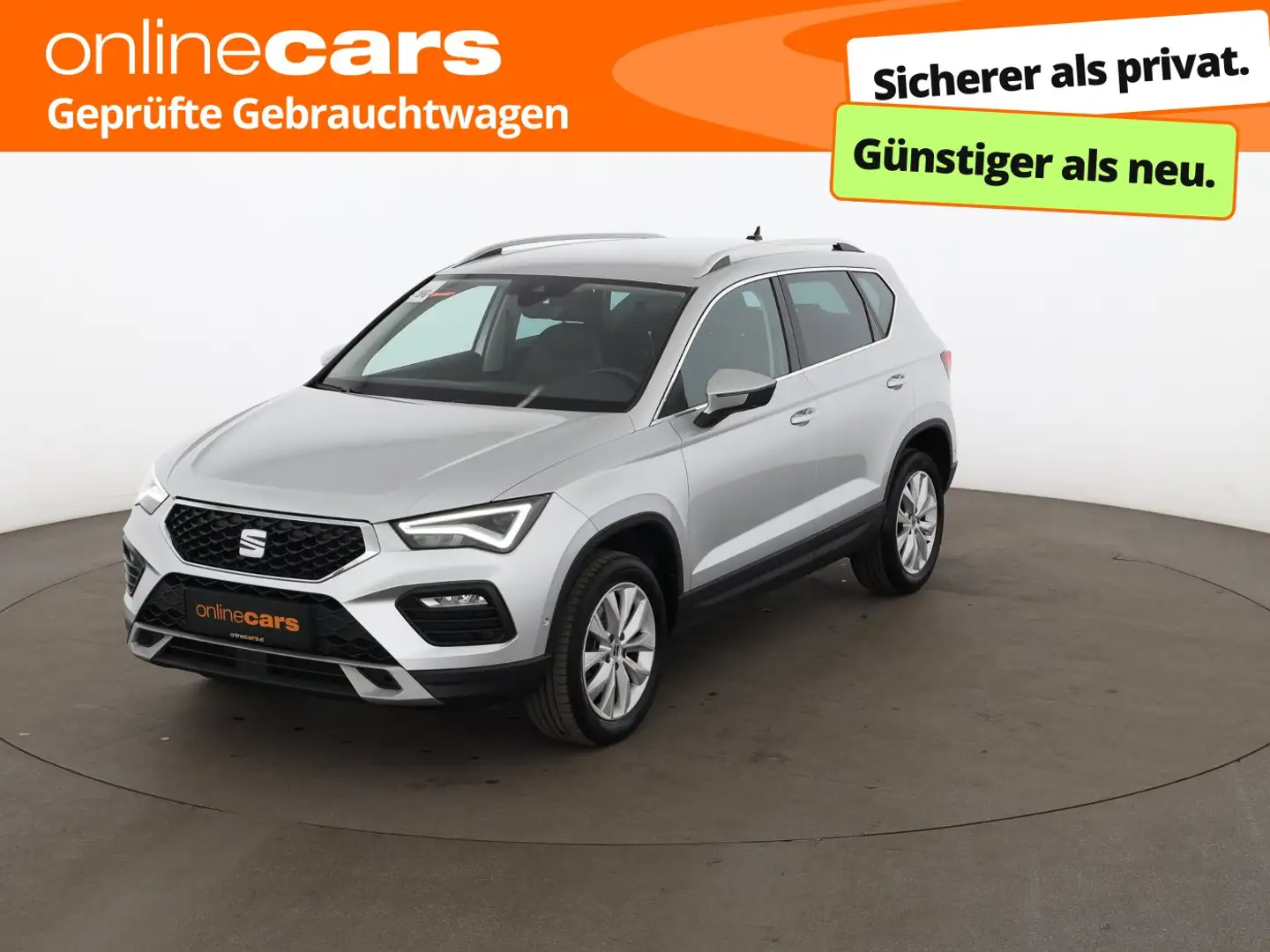 SEAT Ateca 2.0 TDI Style Aut LED RADAR NAVI SITZHZG Grau - 1