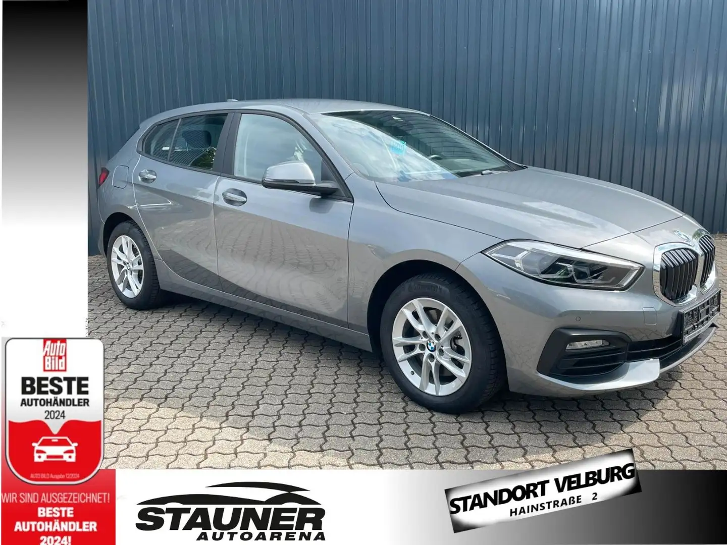 BMW 118 i Autom./ Lenkradheiz/HiFi/Navi/LED/CarPlay Grau - 1