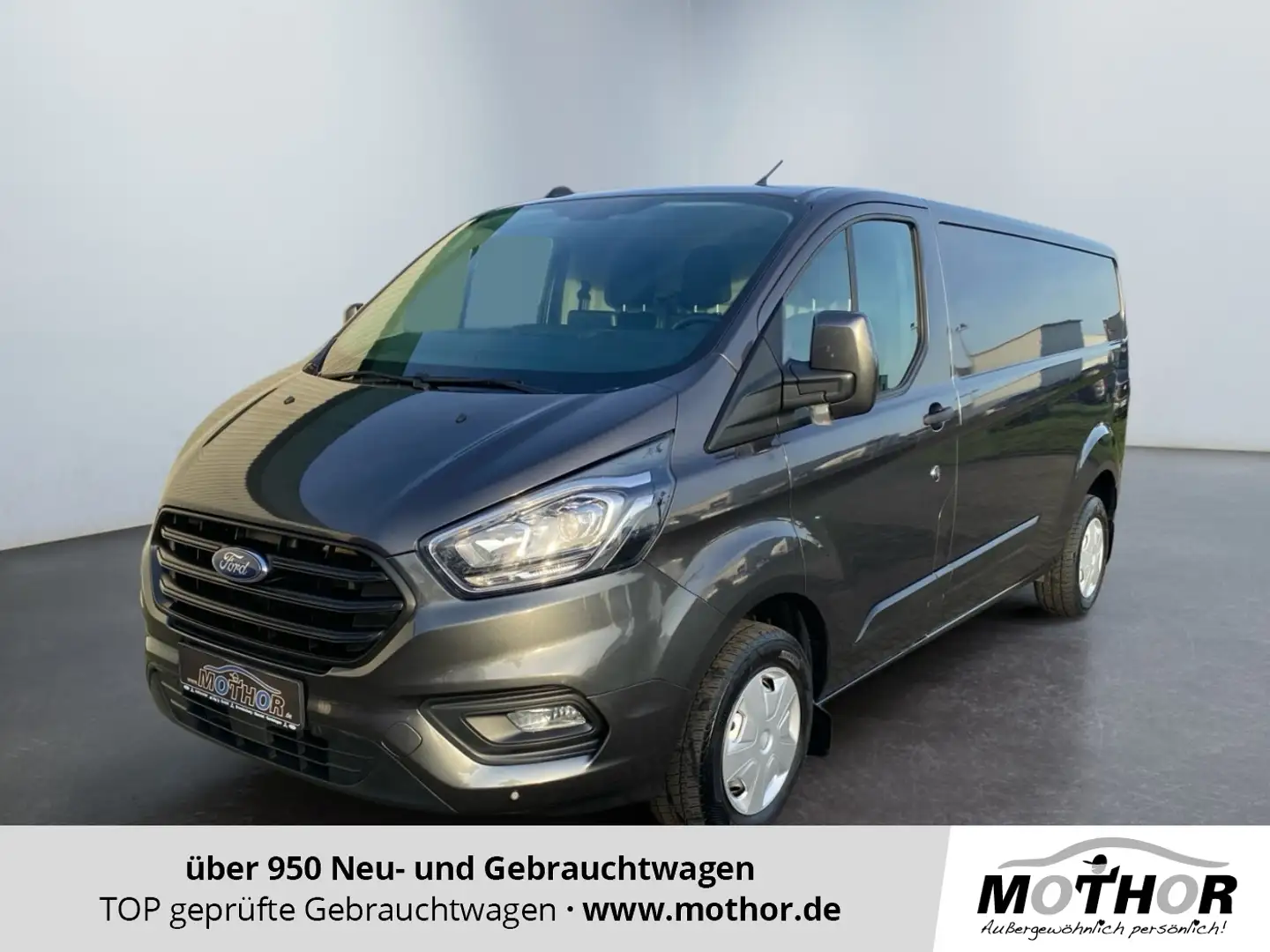 Ford Transit Custom Trend 2.0 300 L2 TEMP PDC AHK DAB Gris - 1