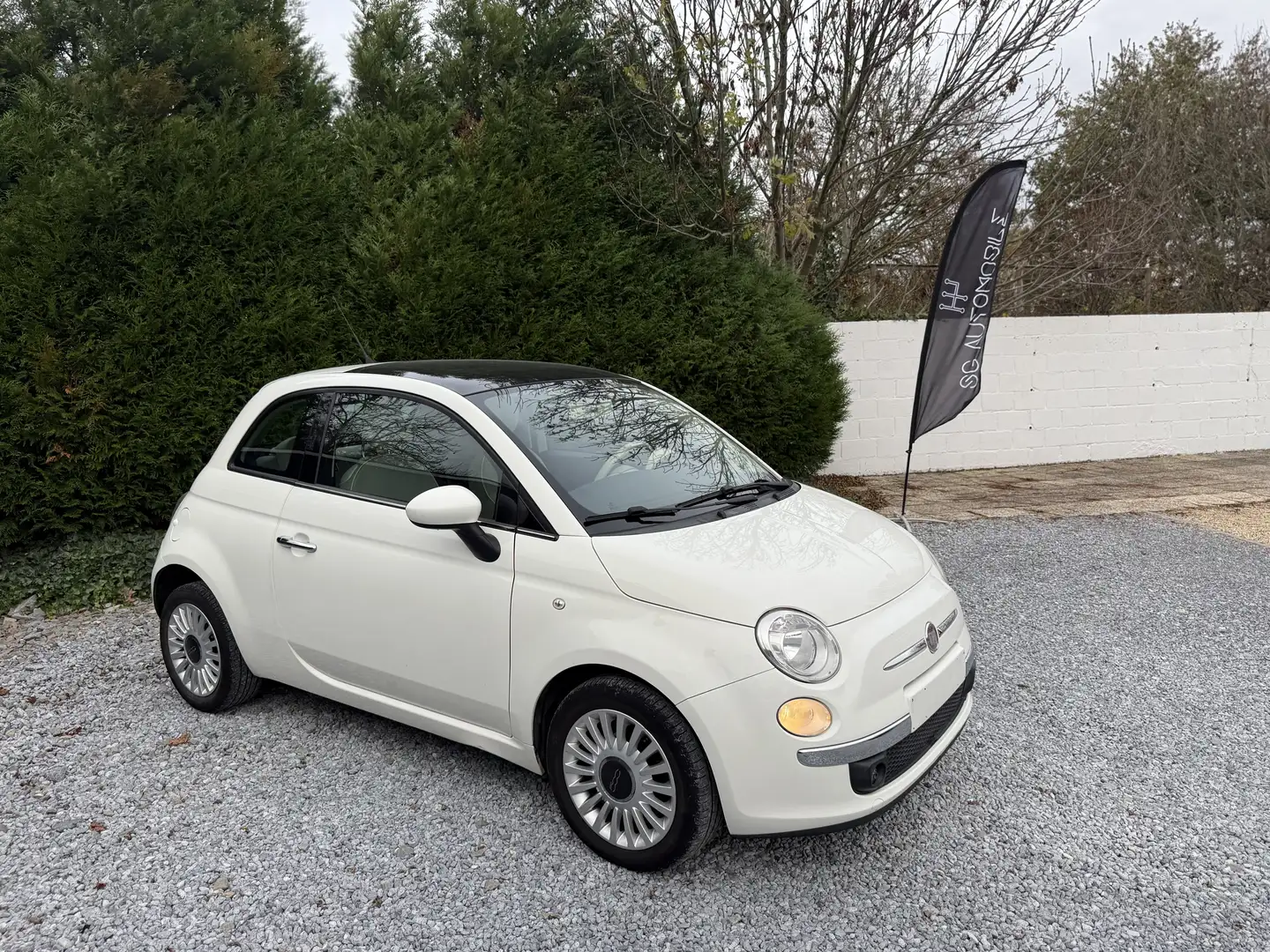 Fiat 500 500 1.2i Lounge ,capteur , Clim , garantie 12 mois Wit - 2