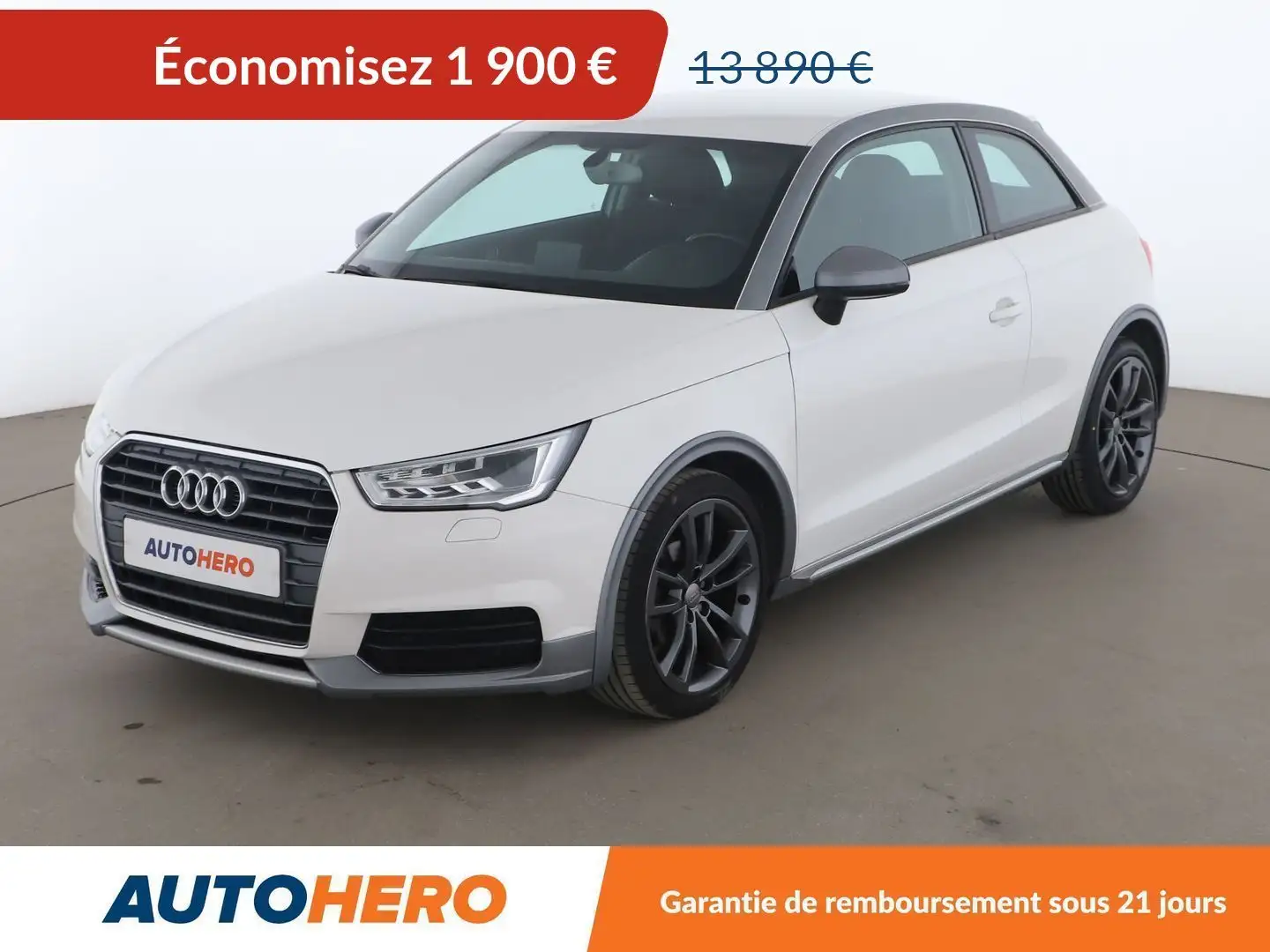 Audi A1 1.0 TFSI Ultra Active Blanc - 1