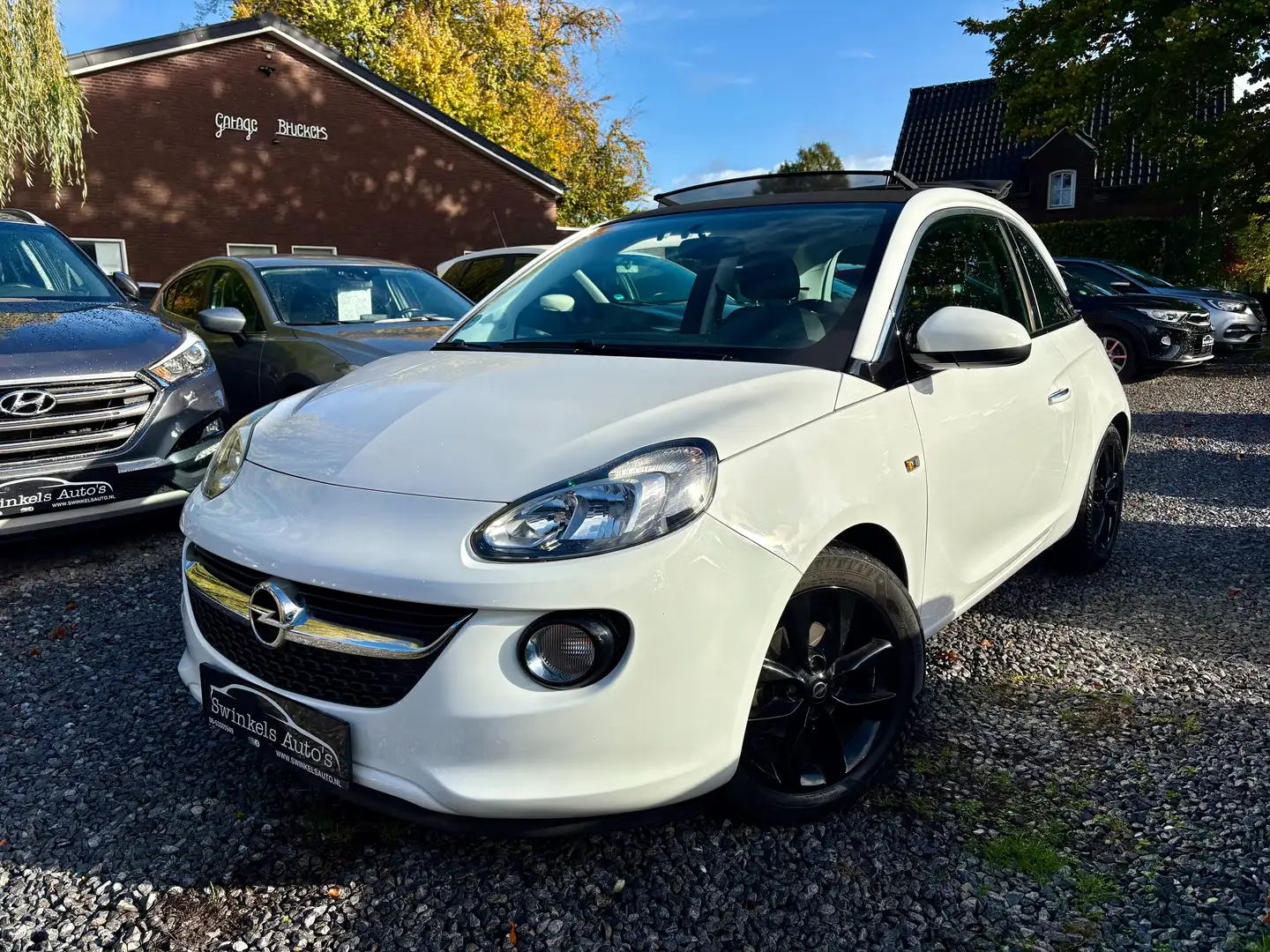 Opel Adam 1.2-39908km-el. vouwdak-cruise control-16 inch LMV Wit - 1
