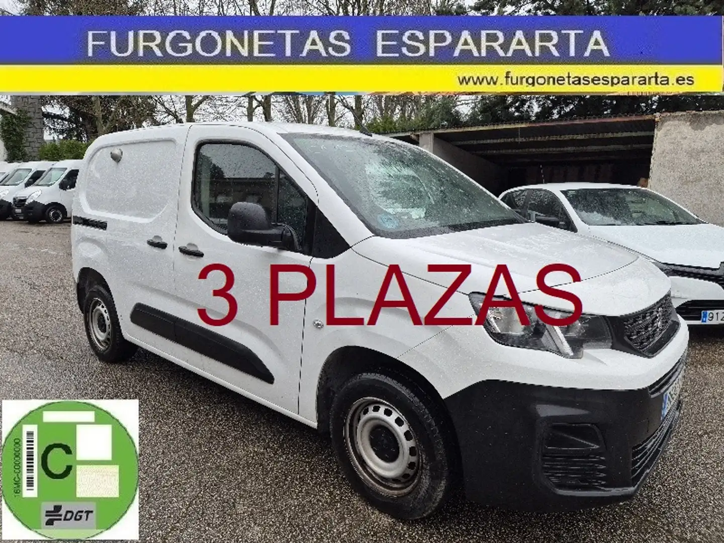 Peugeot Partner 1.5BlueHDI S&S Pro Standard 600kg 75 Blanc - 1