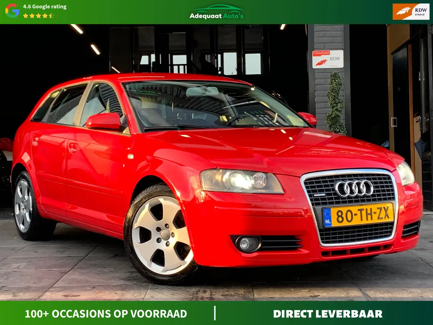 Audi A3 Sportback 2.0 TFSI quattro Ambition|Cruise|Airco|N Rouge - 1