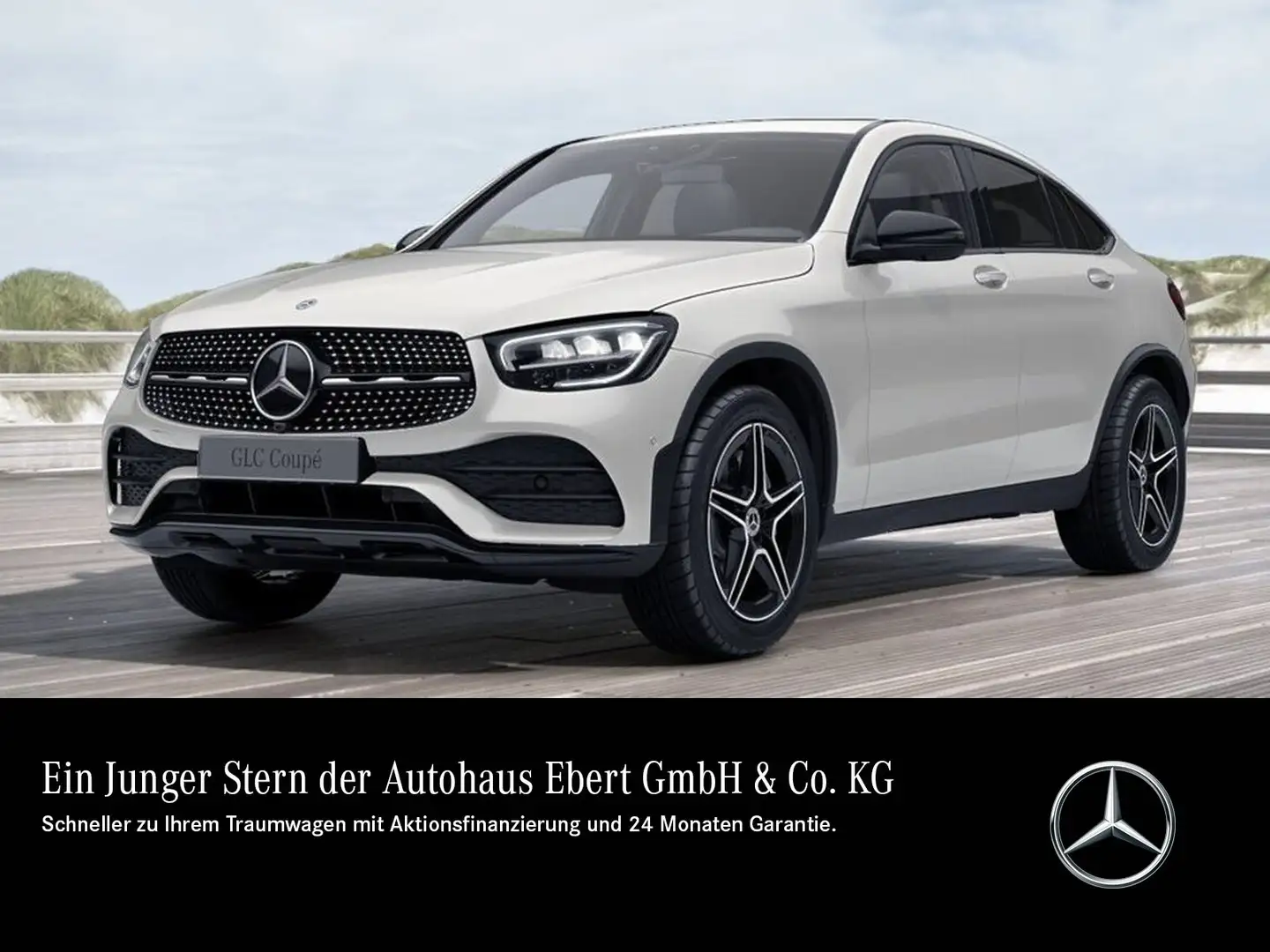 Mercedes-Benz GLC 400 GLC400d Cpé AMG Memo DISTRO Standh HUD KeyGo AHK Blanco - 1