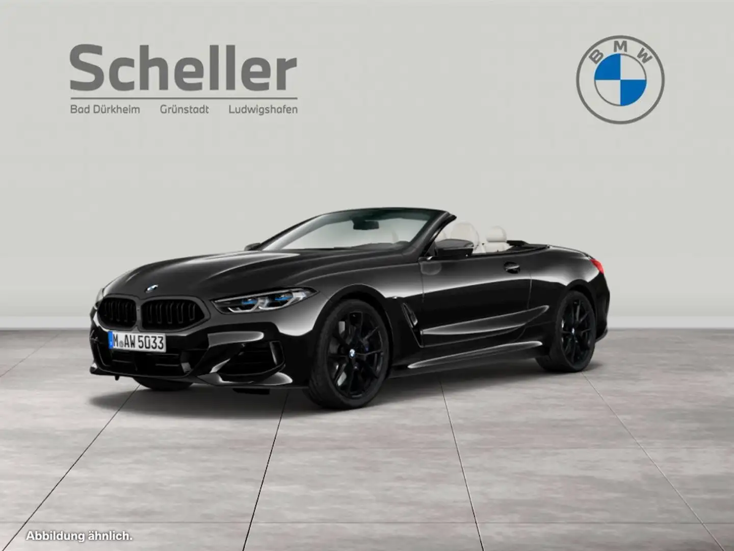 BMW 840 i xDrive Cabrio Sportpaket B&W Surround DAB Schwarz - 1