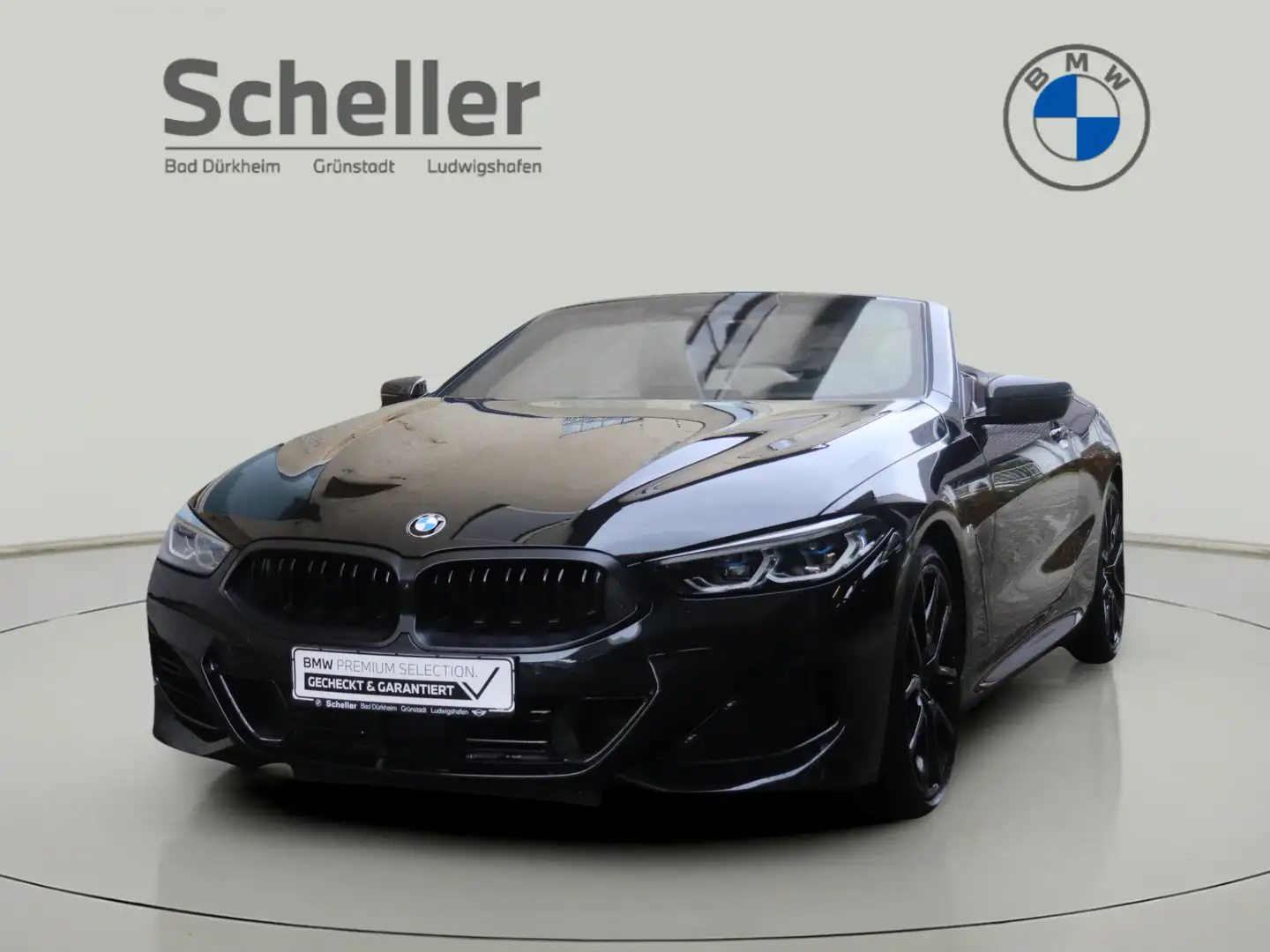BMW 840 i xDrive Cabrio Sportpaket B&W Surround DAB Schwarz - 1