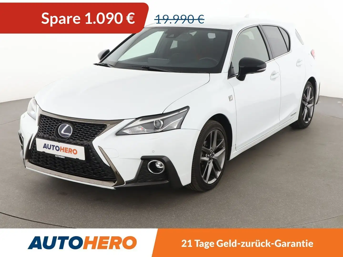 Lexus CT 200h CT 200h F SPORT Aut.*NAVI*ACC*CAM*PDC* Blanco - 1