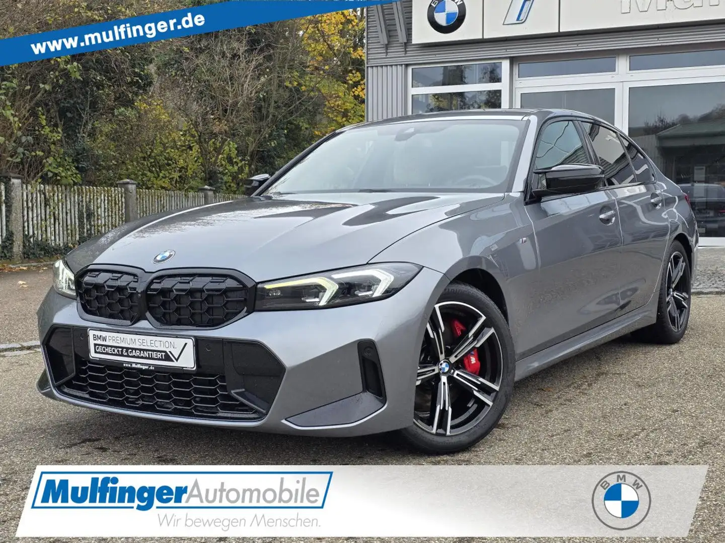 BMW 340 Md xDr. M Pro Leder FACELIFT HUD SurView HiFi Gris - 1