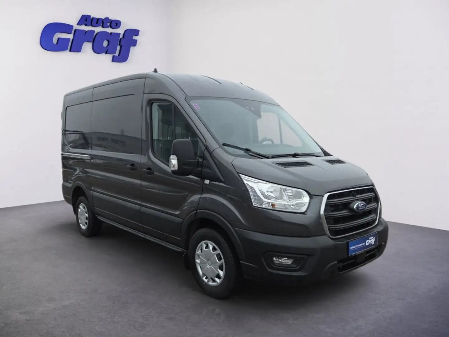 Ford Transit Kasten 2,0 EcoBlue L2H2 350 Trend NEUER MOTOR! Grau - 2