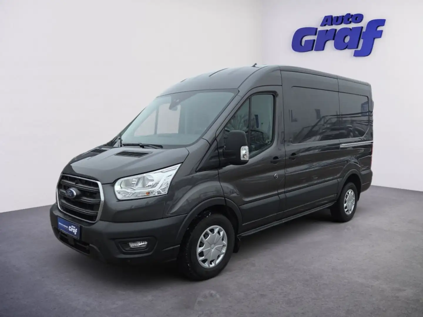 Ford Transit Kasten 2,0 EcoBlue L2H2 350 Trend NEUER MOTOR! Grau - 1