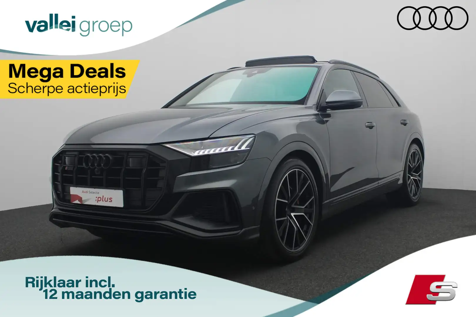 Audi SQ8 4.0 TFSI 507 pk tiptronic quattro | Vierwielbestur Grijs - 1