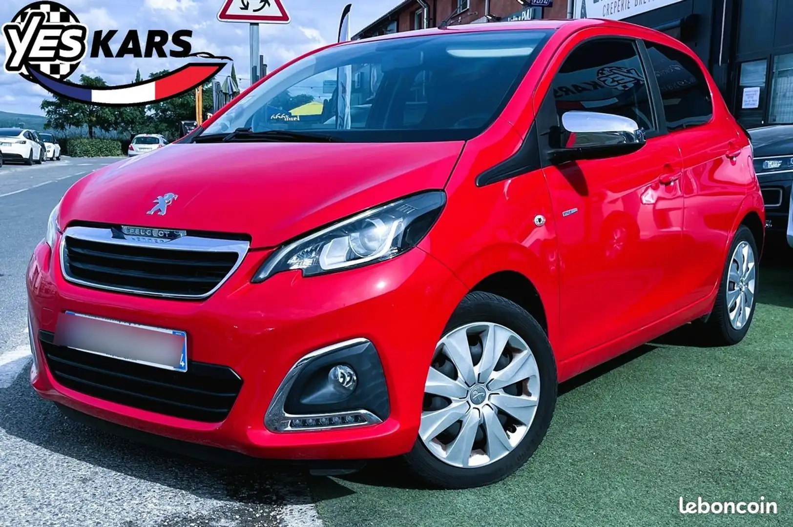 Peugeot 108 VTi 72 Style S&S 85g 5p-Moteur à chaine-ETHANOL-PREMIERE MAIN Rojo - 1
