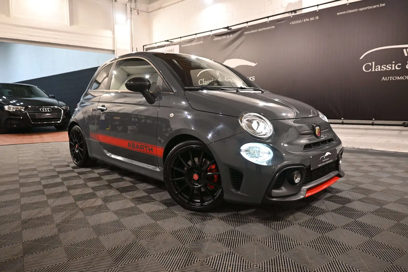 Fiat 500 Abarth 695 1.4 XSR Yamaha / AKRAPOVIC / PACK CARBON Gris - 2